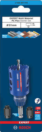 Bosch51 毫米多材料孔锯套件.